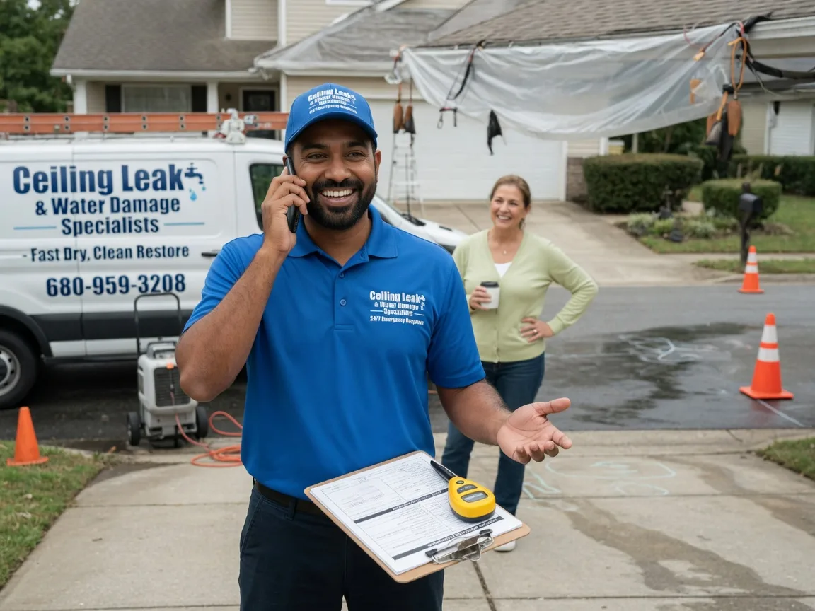 Ceiling Leak Cleanup Curtice, OH FAQs